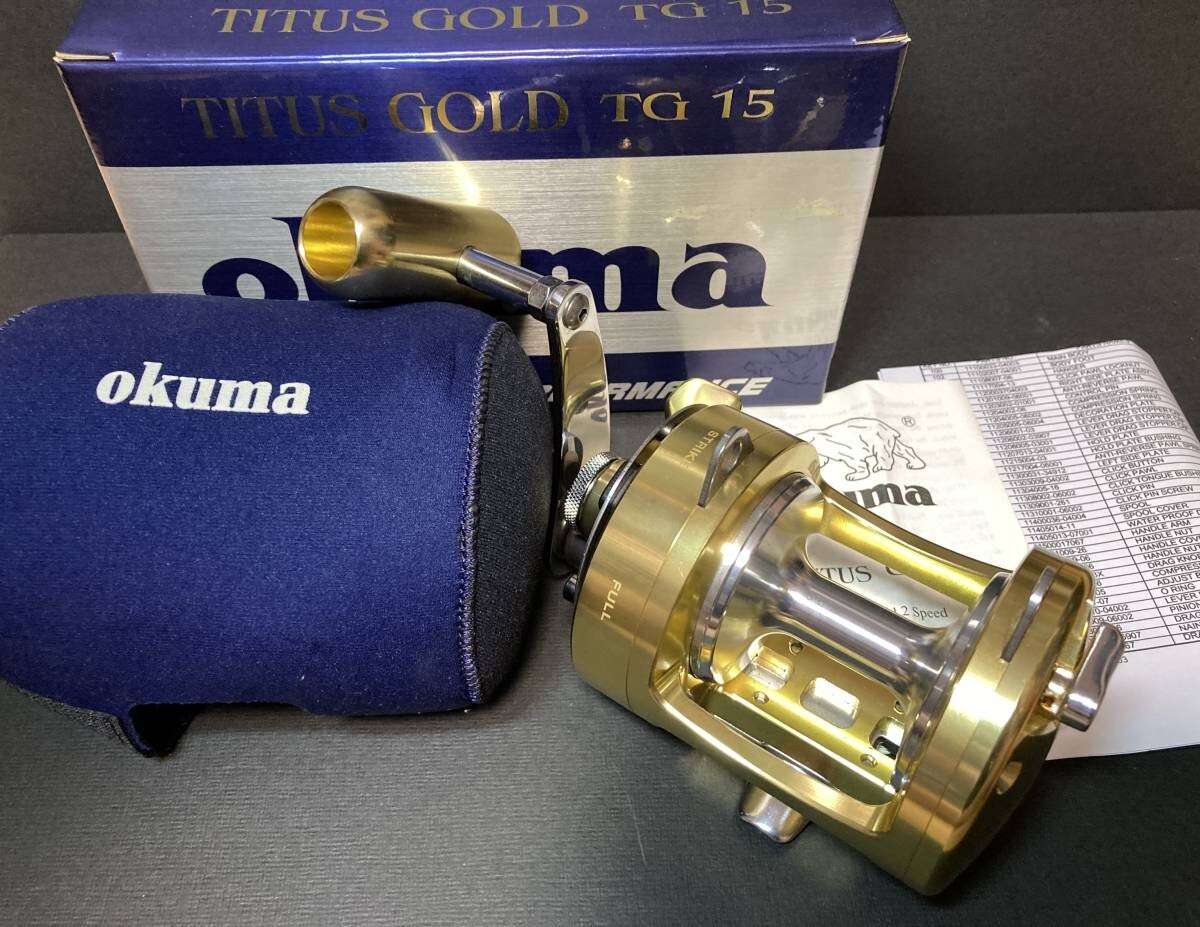 MINT CONDITION New Okuma TITUS GOLD TG15 *EXPRESS SHIP AVA | eBay