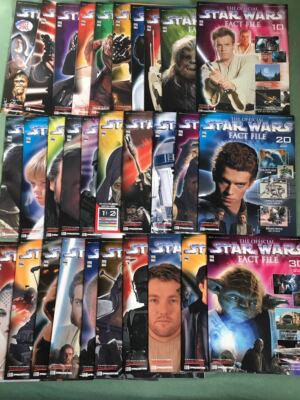 RARE Star Wars Fact File 121 Books Complete Set De Agostini Japan