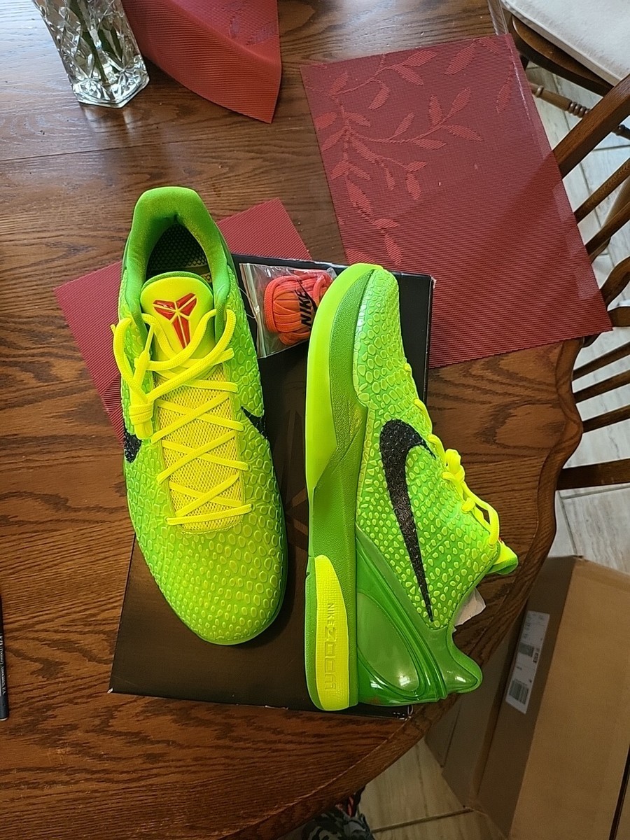 Nike Kobe 6 Zoom Protro Grinch Green Apple/Volt-Crimson-Black
