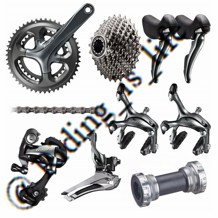 Shimano Tiagra 4700 2X10 Speed Full Road Groupset 50-34T/52-36/165