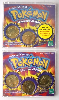 1X RARE GREEK EDITION POKEMON 2000 BATTLING COIN GAME NINTENDO