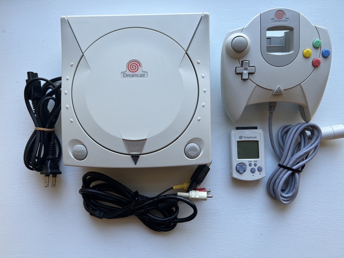 Sega Dreamcast Complete Bundle - Console, Controller, Memory +