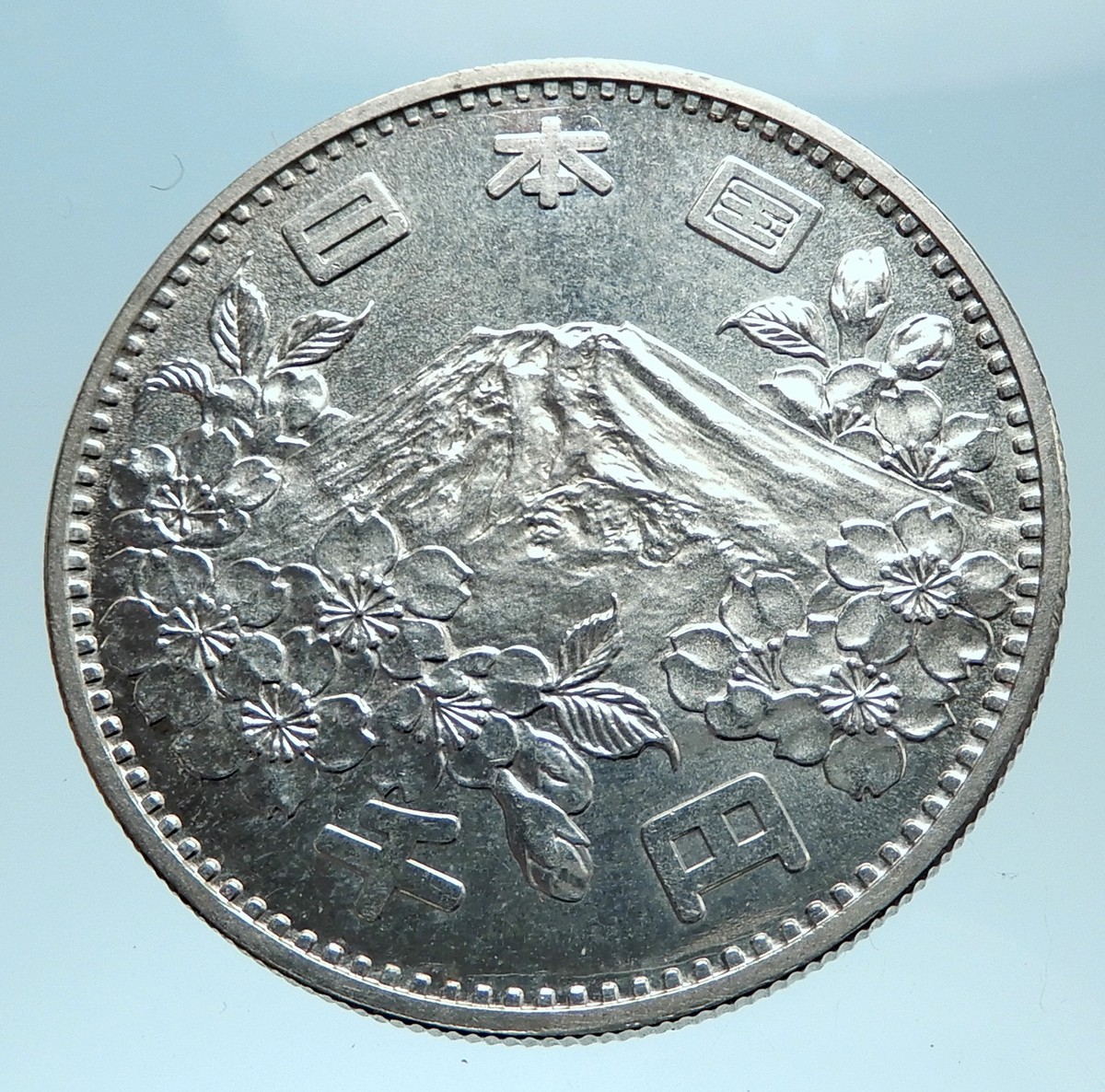 1964 JAPAN Tokyo Summer Olympic Games 3.5cm Silver Japanese MT