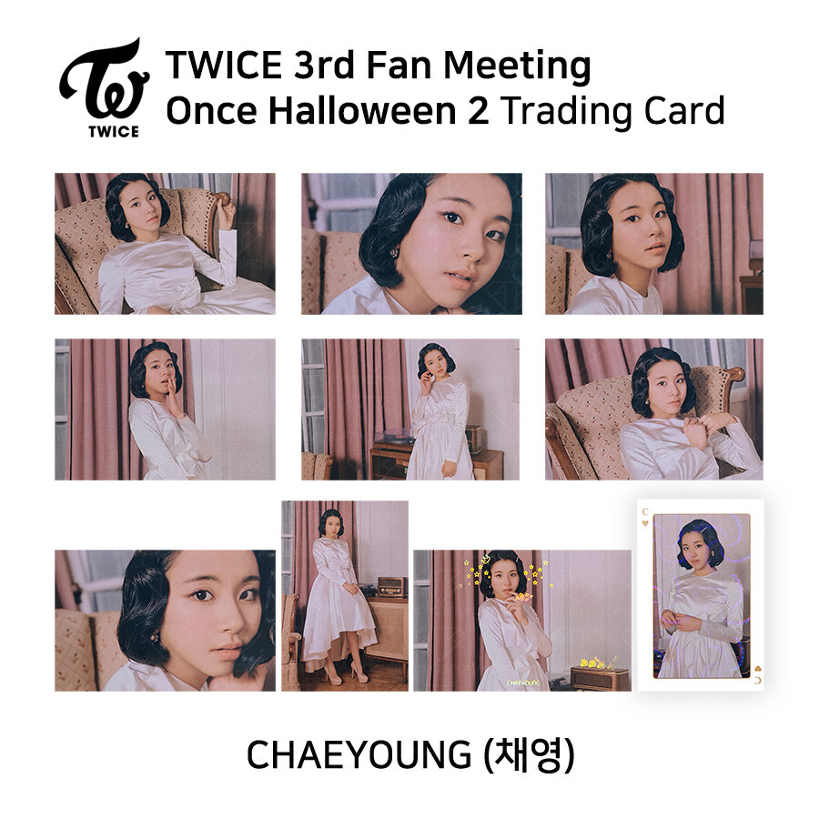 TWICE 3rd FANMEETING ONCE HALLOWEEN 2 Trading Card Photocard
