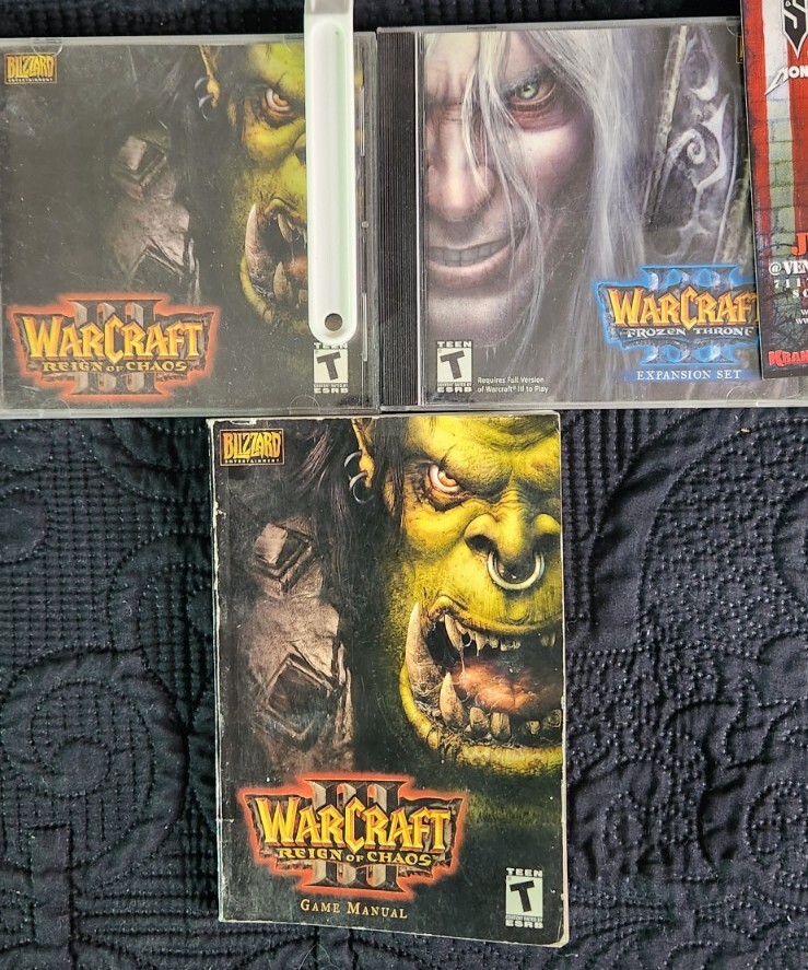 WarCraft III 3 Battle Chest Reign of Chaos with Expansion and