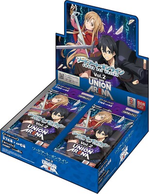 UNION ARENA EX08BT Sword Art Online SAO vol.2 Box Card Game Bandai