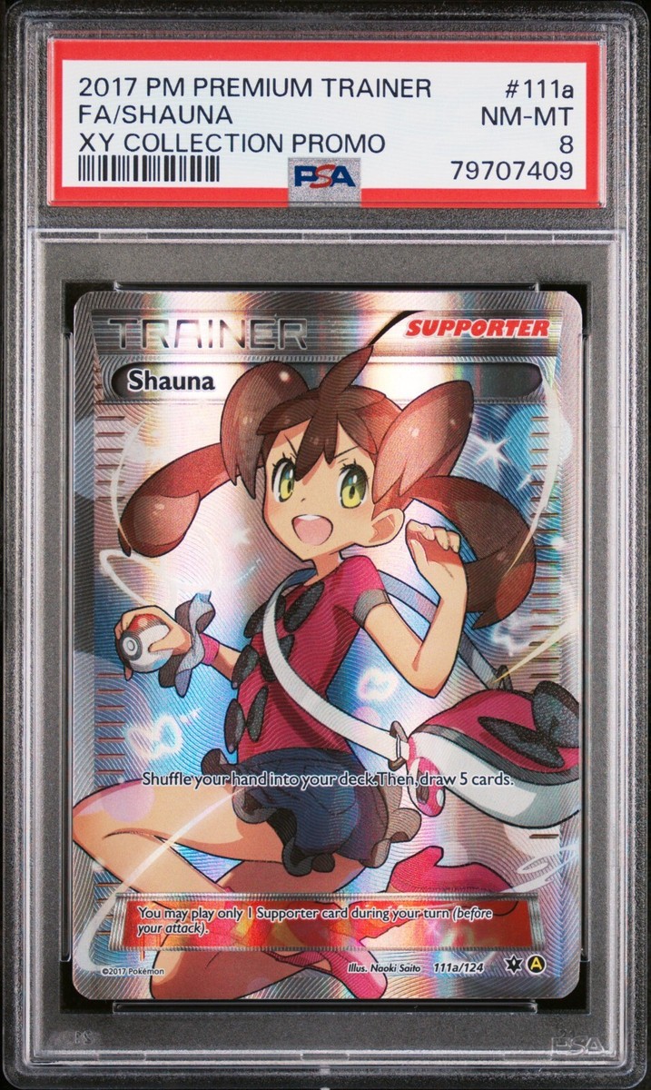 2017 Pokemon Premium Trainer Shauna Full Art XY Collection Promo