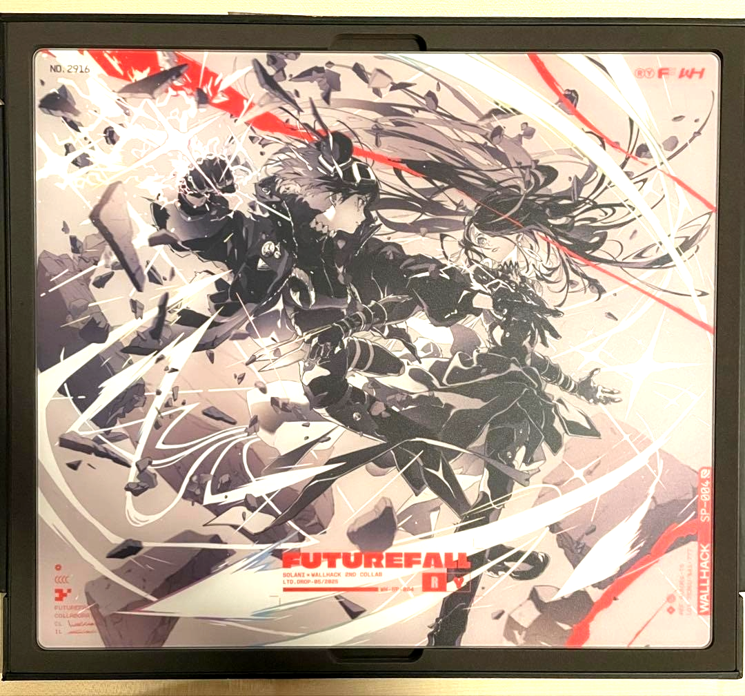 WALLHACK Skyped SP-004 Limited Edition Futurefall Glass Gaming