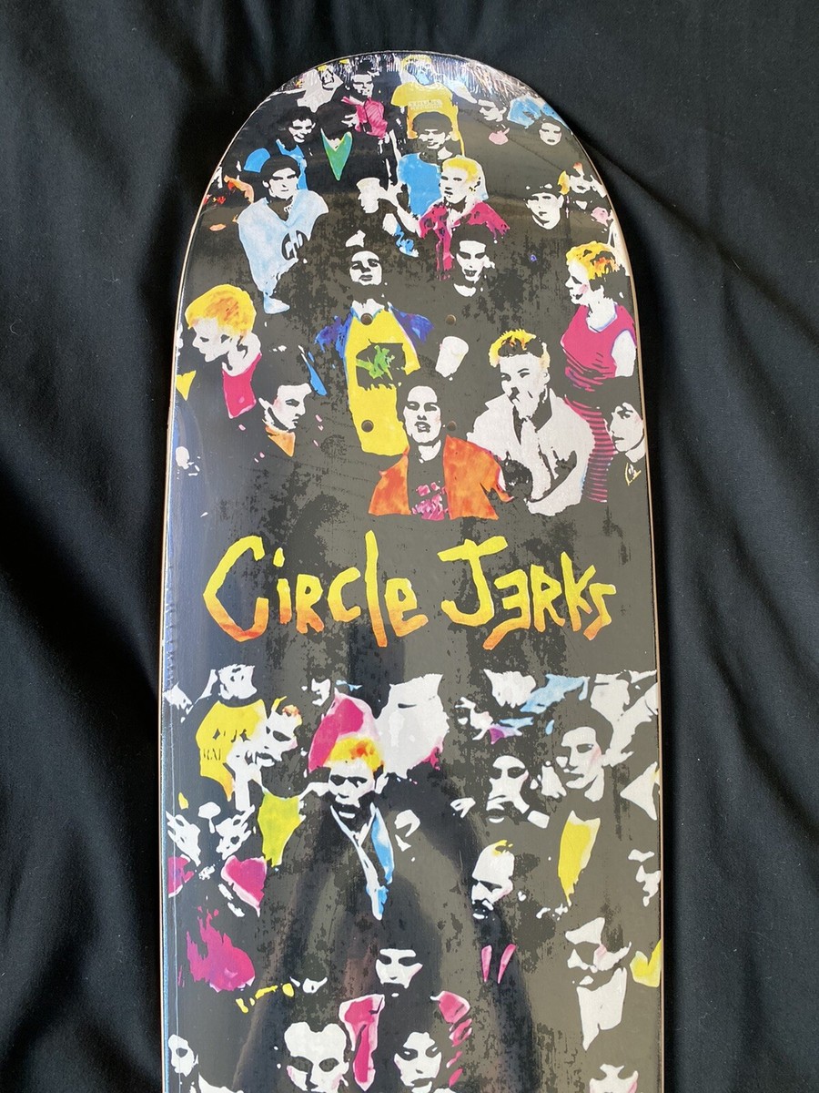 Baker x Circle Jerks Skateboard Deck Hardcore Punk Black Flag Band