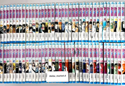 BLEACH Japanese Language Vol.1-74 Complete Full Set Manga Comics