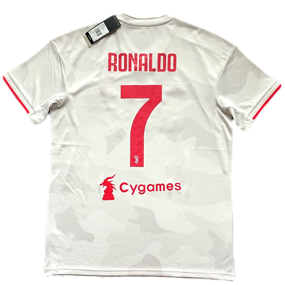 2019/20 Juventus Away Jersey #7 Ronaldo Large adidas Cygames CR7