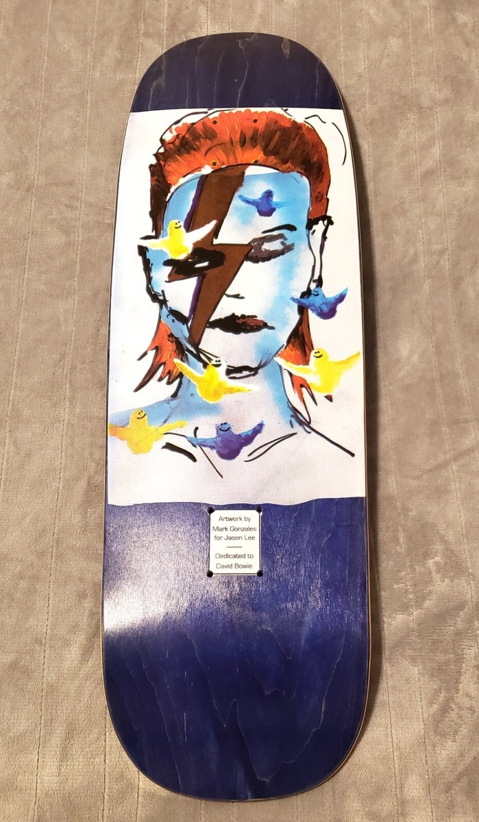Jason Lee Prime Wood David Bowie Tribute Deck, Art By Mark