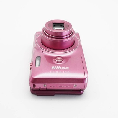 Nikon COOLPIX S6900 Pink Compact Digital Camera Working Used | eBay