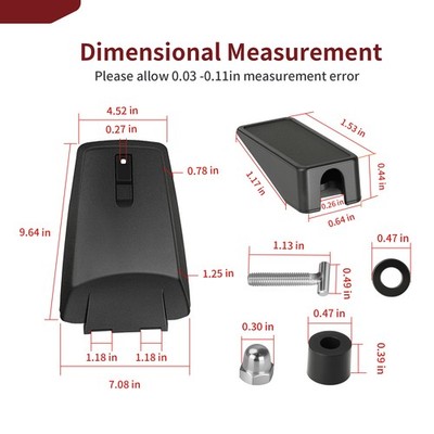 Storage Box Lid Cover & Latch Kit for Arctic Cat TRV 400 450 500