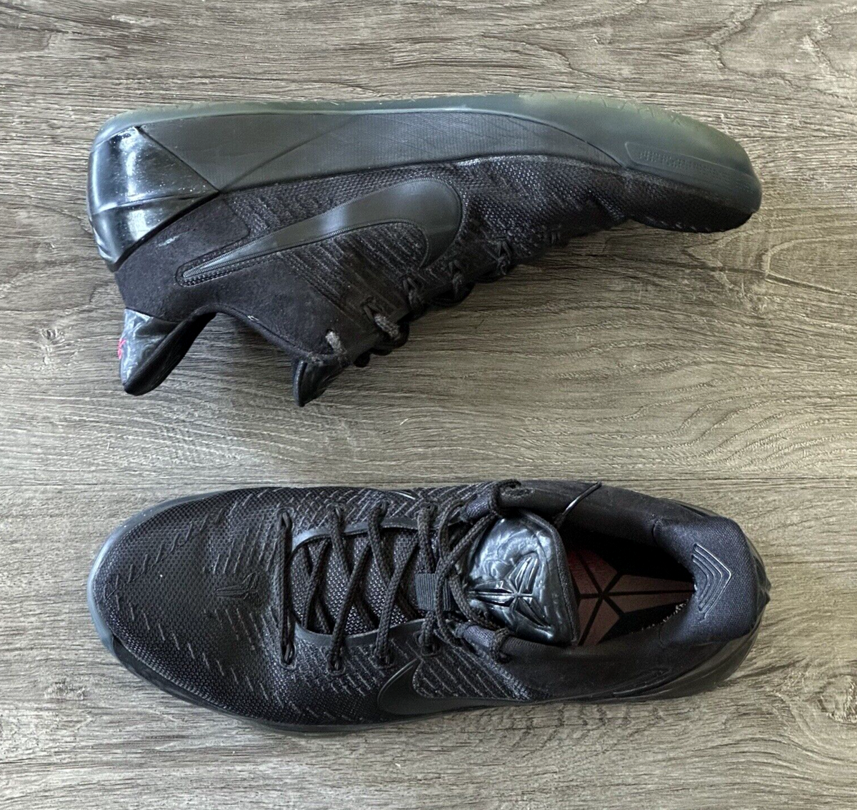 RARE Nike Kobe AD NBY Black Mamba Triple Black Mens Shoes 852425