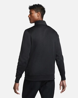 Nike Dri-FIT Player Men's Sizes Half-Zip Golf Top Pullover Black