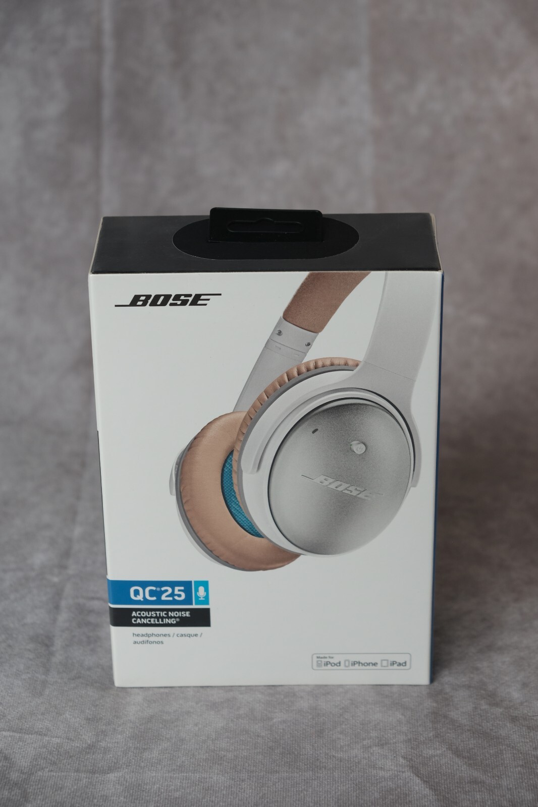 Bose QC 25 Acoustic Noise Cancelling Headphones for Apple devices