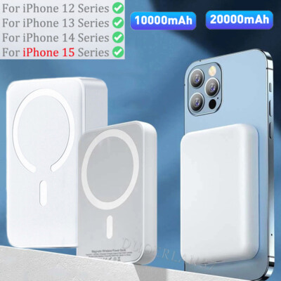 20000mAh Magnetic Power Bank MagSafe Battery Pack For iPhone 17/16