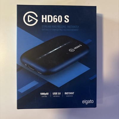 Elgato HD60 S Game Capture Card - Black (1GC109901004) Brand New