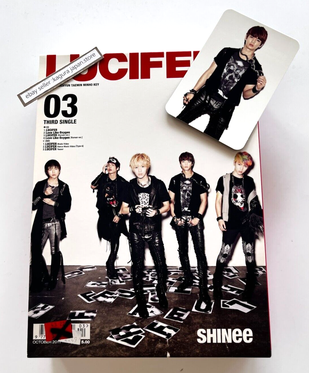 SHINee LUCIFER CD + DVD + [MINHO] Photocard + 68P Photo Booklet +