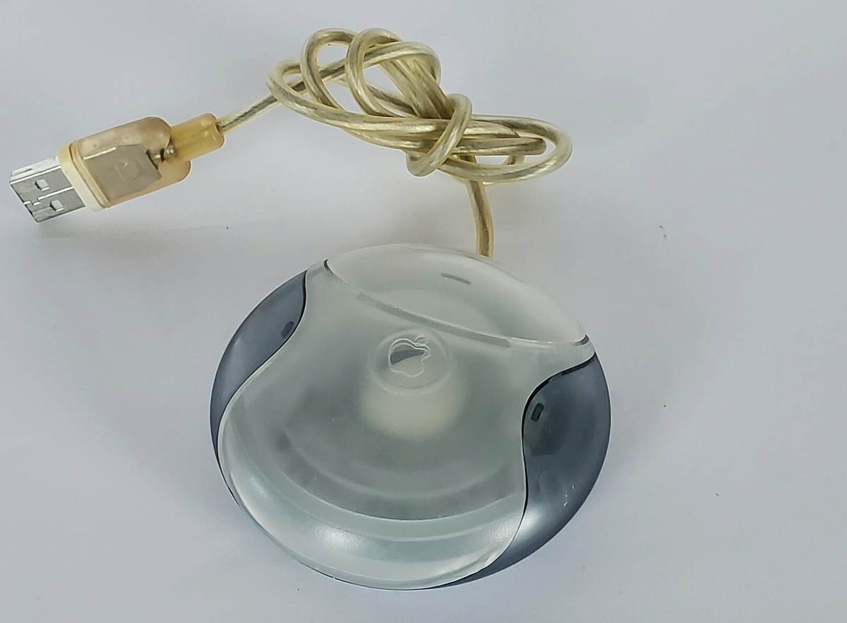 Apple USB Mouse M4848 Graphite gray iMac 98 iBook Power Mac G3 G4