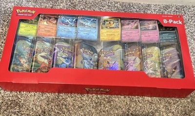 Pokemon Prismatic Evolutions Mini Tin 8-Pack Costco Exclusive