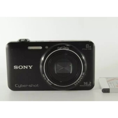 Sony Cyber Shot DSC-WX60 Digital Camera 16.2MP 8x Compact Black 80