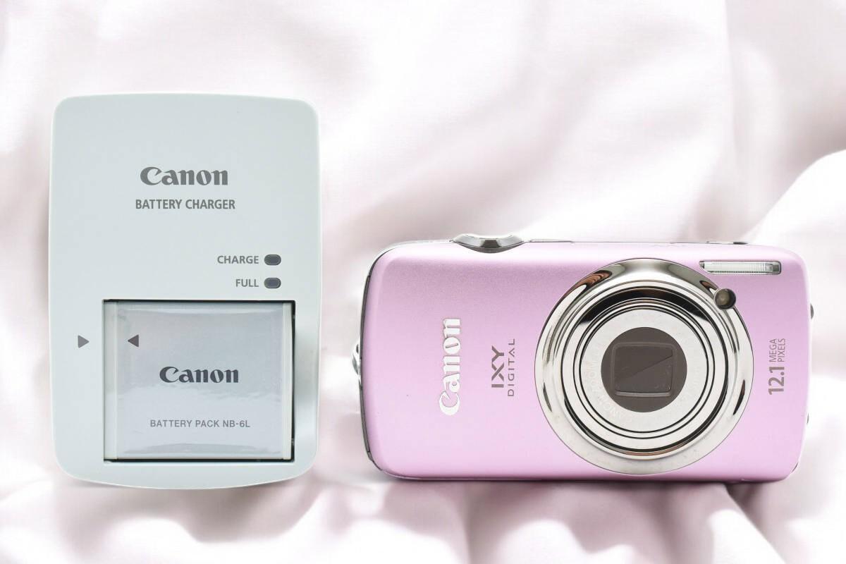 極美品 Canon IXY 90F PC2018 充電器 箱 ピンク 動作品SD 極美品 Canon