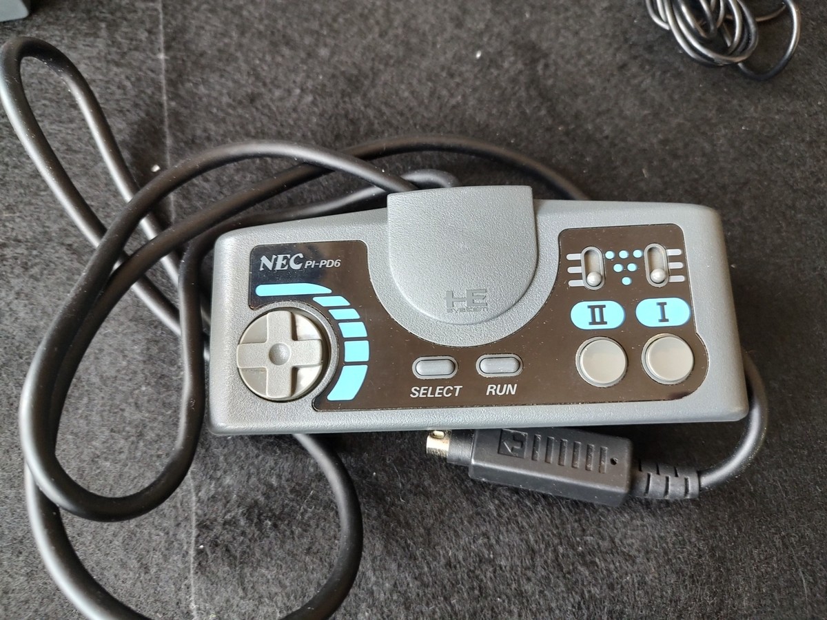 NEC PC Engine Coregrafx Console PI-TG3 TurboGrafx16, Pad, Gamel