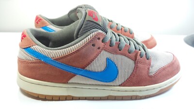 2019 NIKE DUNK SB LOW BQ6817-201 CORDUROY DUSTY PEACH 7.5 AIR MAX
