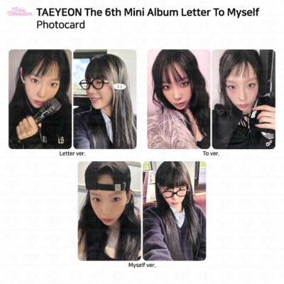 Taeyeon 6th Mini Album Letter To Myself Official Photocard KPOP K