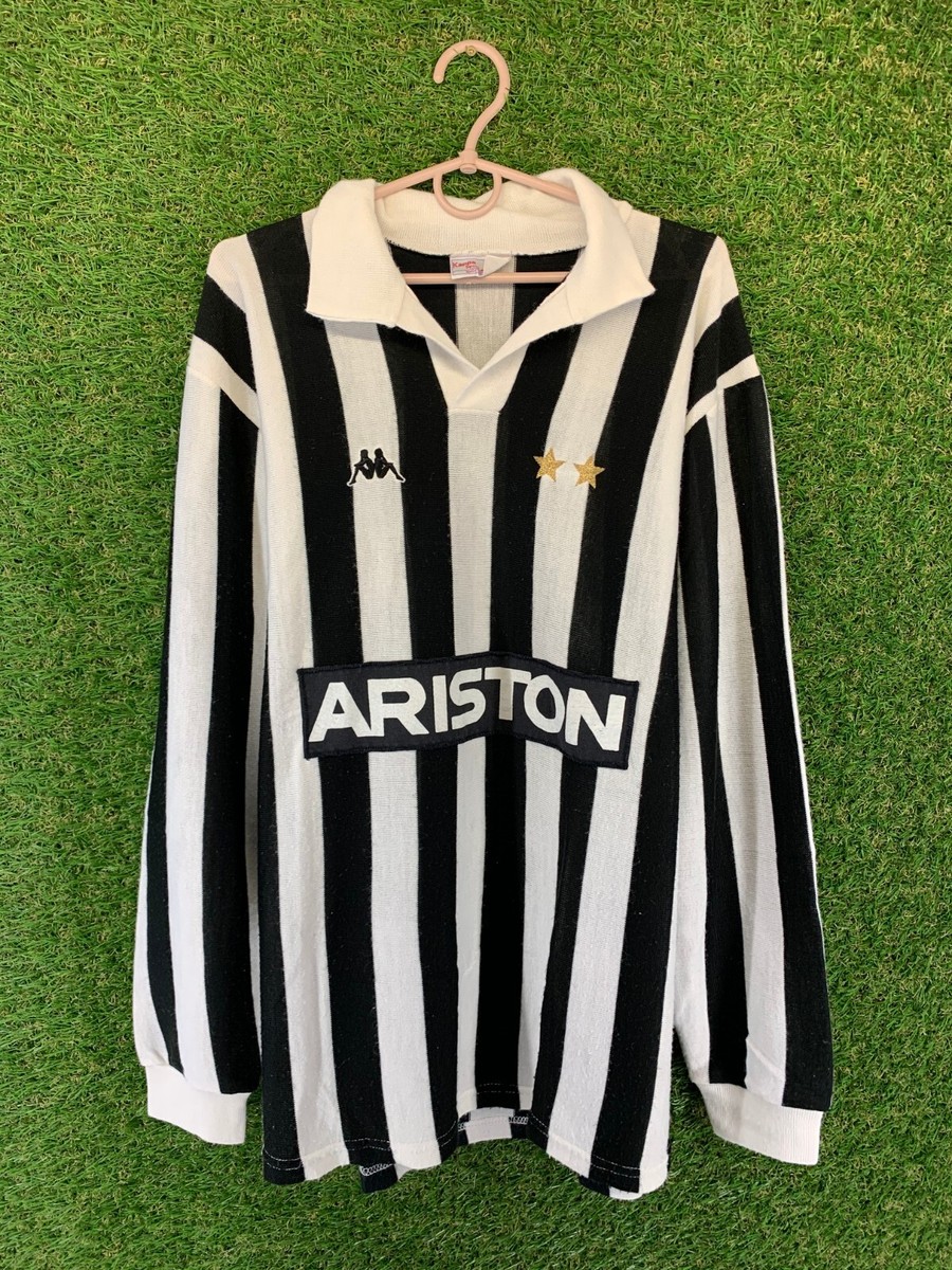 JUVENTUS # 10 1982/1983 FOOTBALL L/S SHIRT JERSEY HOME KAPPA