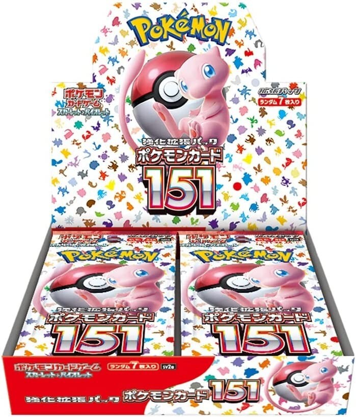 Pokemon Card 151 booster Box sv2a mew scarlet violet Japanese NO