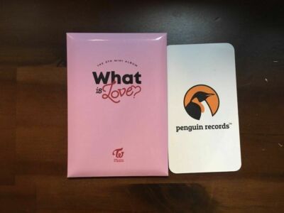 TWICE - 5th MINI ALBUM WHAT IS LOVE? PRE-ORDER BENEFIT PHOTO CARD