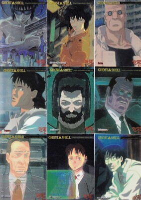 GHOST IN THE SHELL CHROMIUM 1995 JPP/AMADA SET OF 45 CARDS | eBay