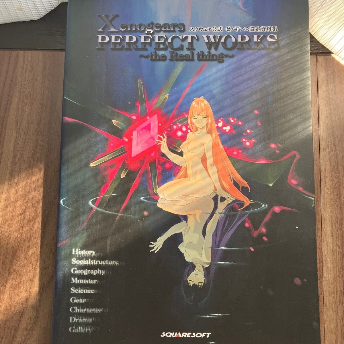 Xenogears PERFECT WORKS the Real thing Square Official Setting