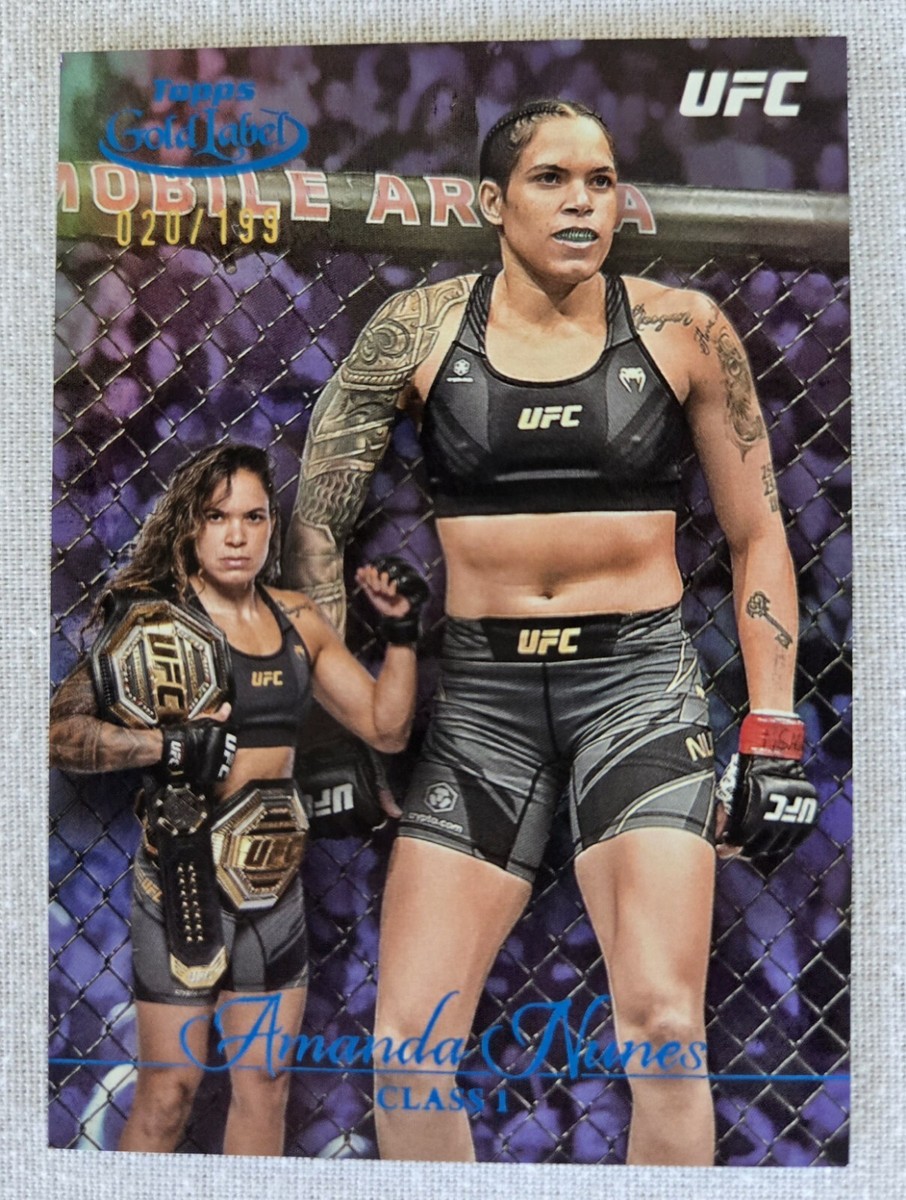 Amanda Nunes Class 1 Blue /199 2024 Topps Gold Label | eBay