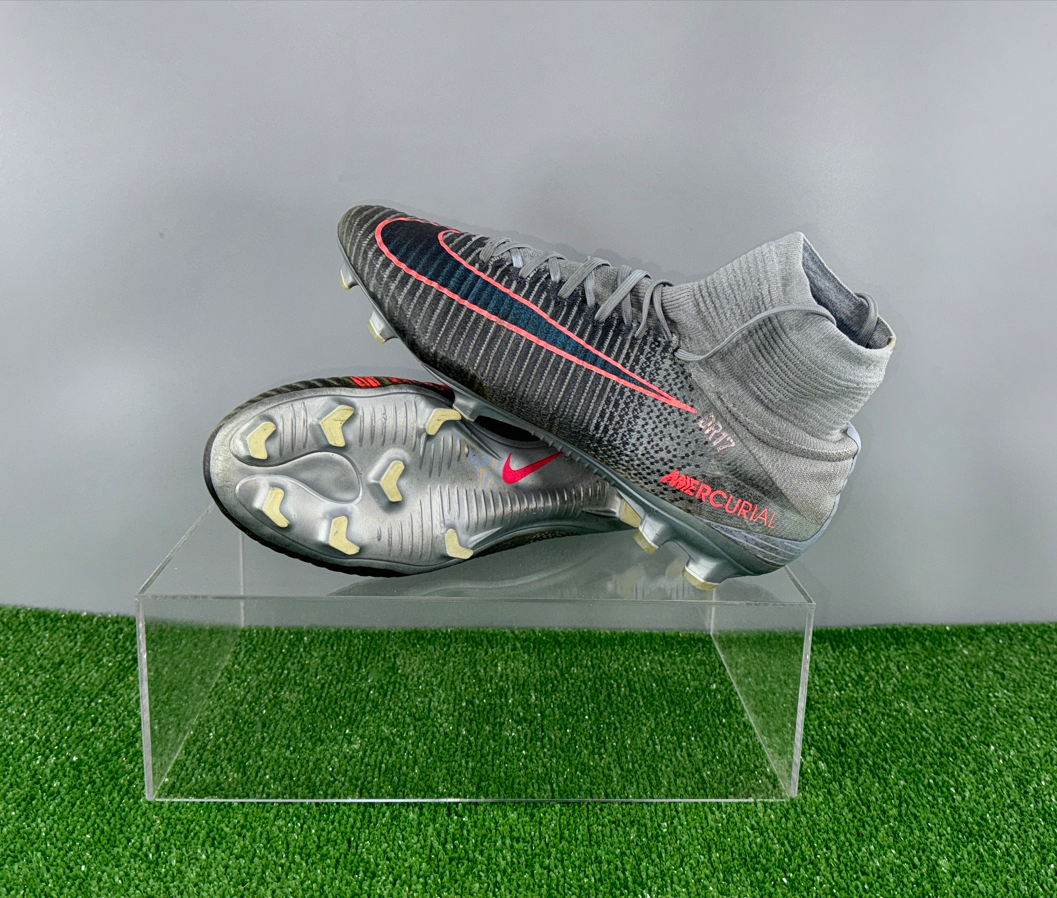Nike Mercurial Superfly V DF FG 831940-400 ACC US8.5 UK7.5 Grey