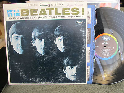 Meet the Beatles LP 1st album stereo st2047 WEST COAST #6 RARE BMI