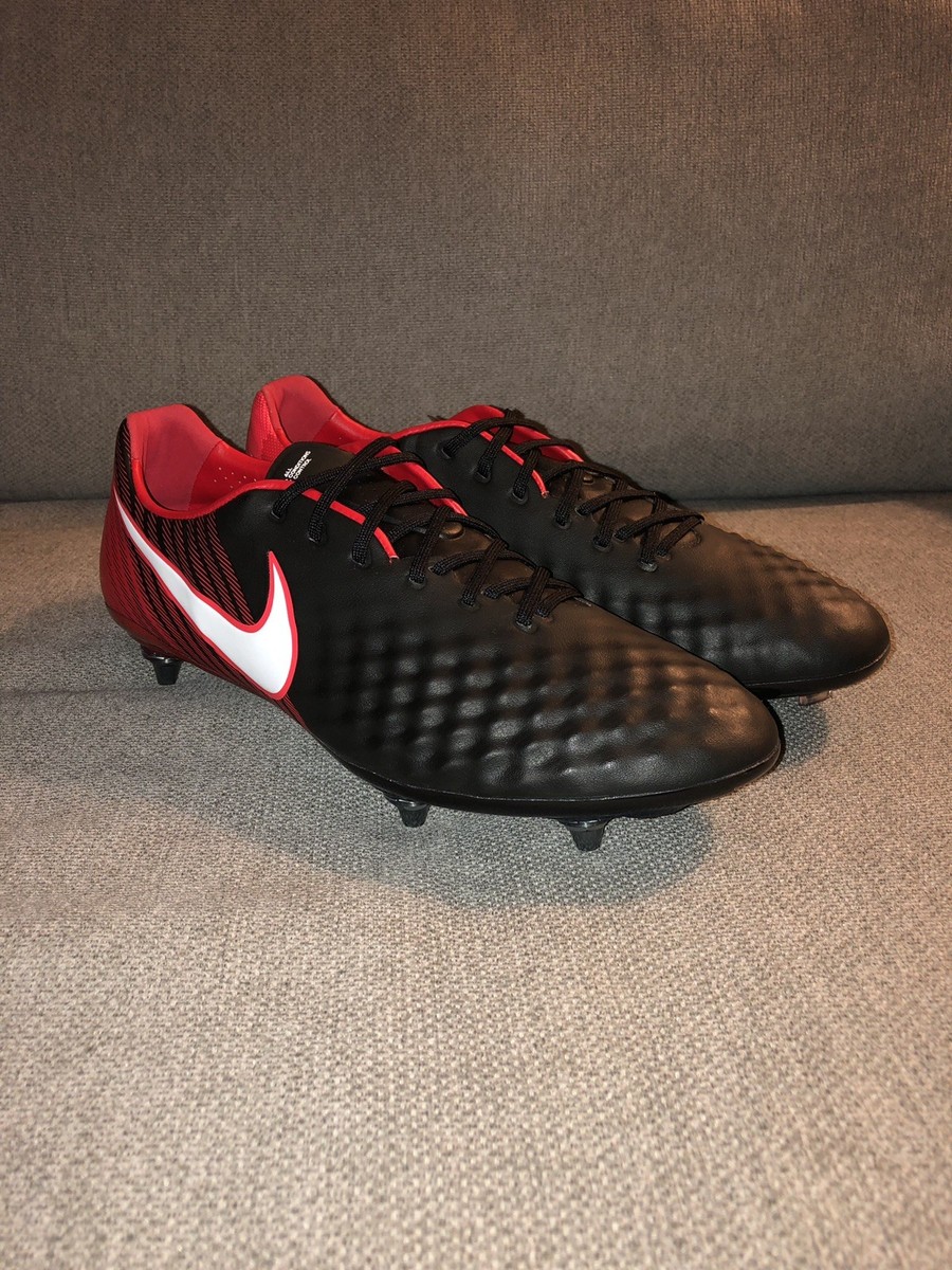 Nike Magista Opus II SG ACC Soccer Cleats Black Red 852699-062