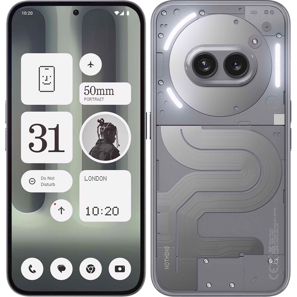 Nothing Phone (2a) Plus 5G Grey 256GB + 12GB Dual-SIM Unlocked GSM