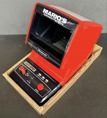 Nintendo Game & Watch Mario's Cement Factory CM-72 Tabletop 1983