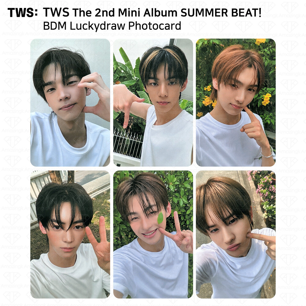 TWS The 2nd Mini Album SUMMER BEAT Lucky Draw Photocard Shinyu