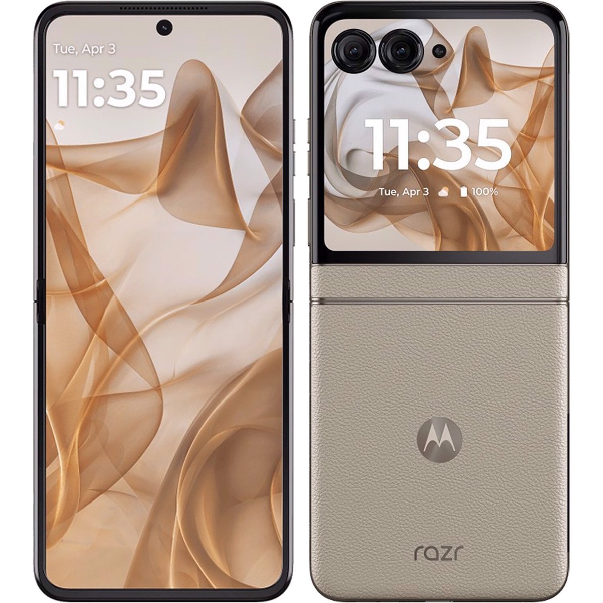 Motorola Razr 50 5G Beach Sand 256GB + 8GB Dual-SIM Unlocked GSM