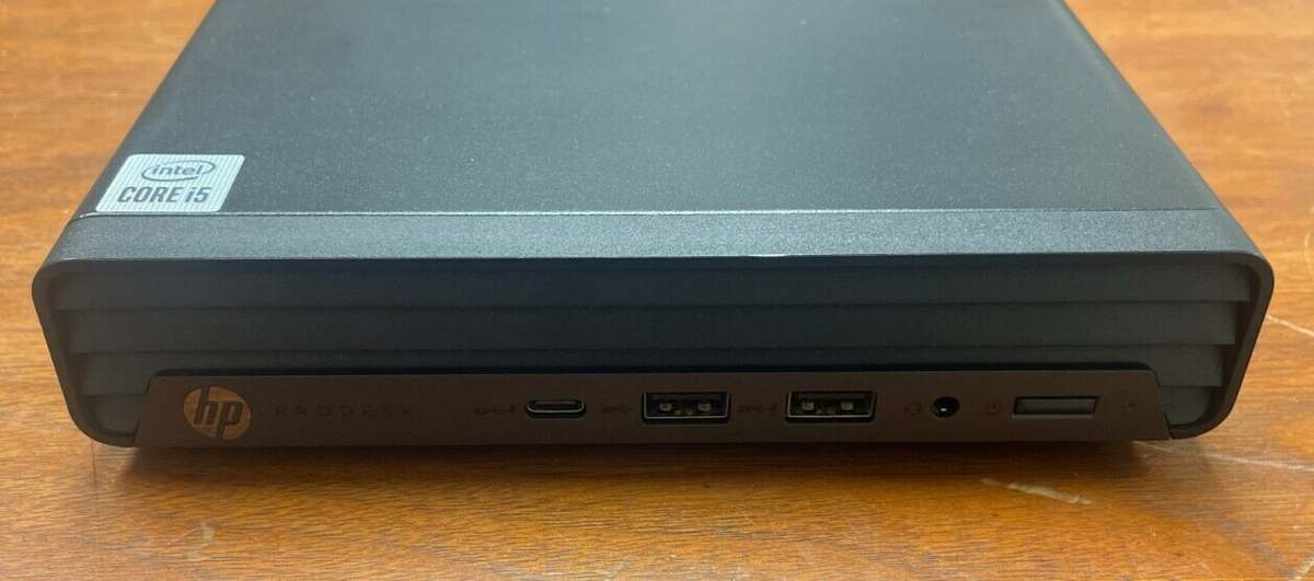 HP ProDesk 400 G6 8GB 256GB i5-10500T Desktop Mini PC HDMI