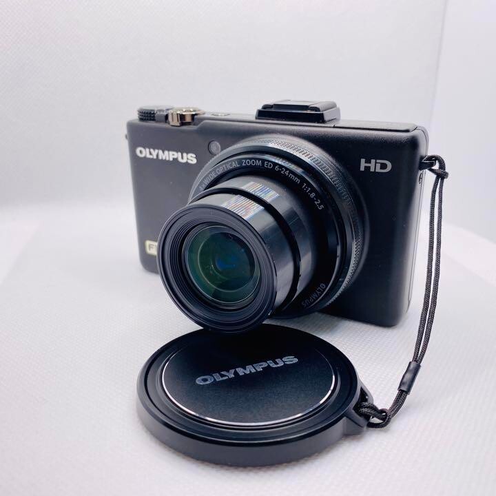 Olympus Stylus XZ-1 Digital Camera box battery manual Black