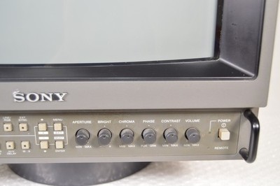 SONY PVM-1454Q 14-inch Trinitron Color Video CRT Monitor Tested W