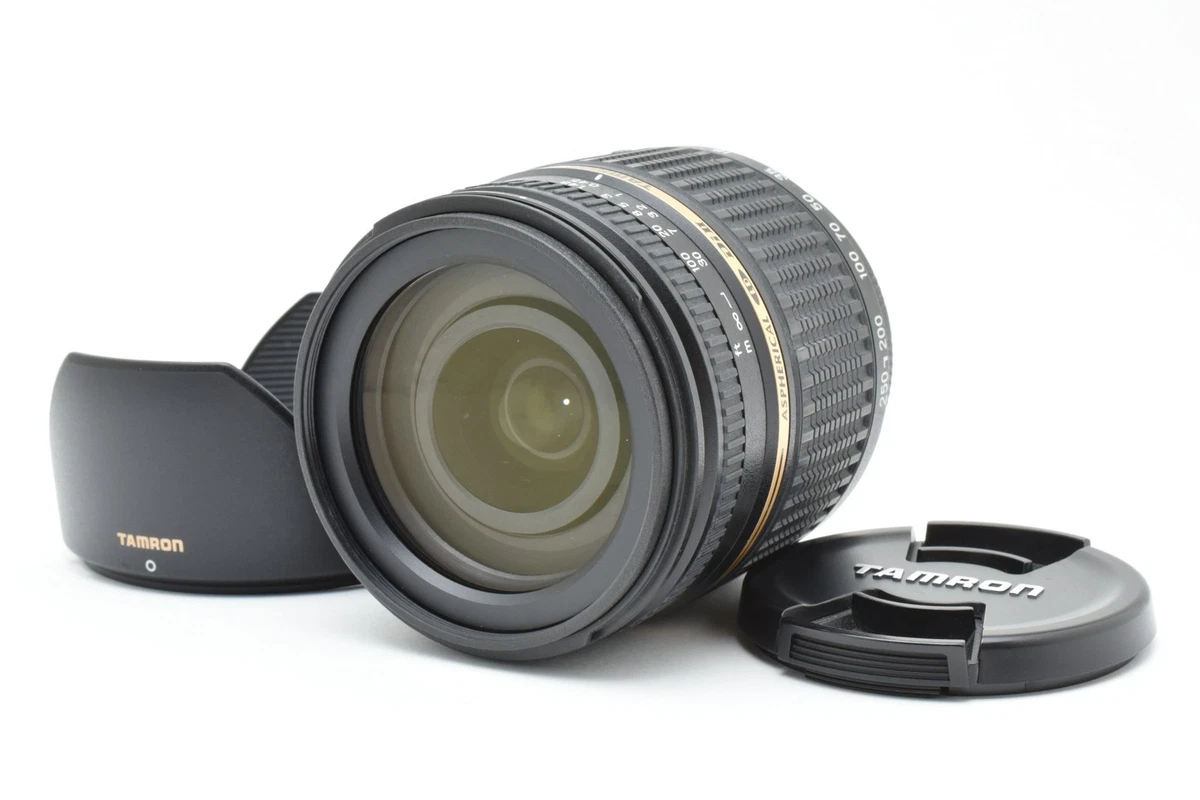 Tamron AF Camera Lenses 18-250mm Focal f/3.5-6.3 Maximum Aperture