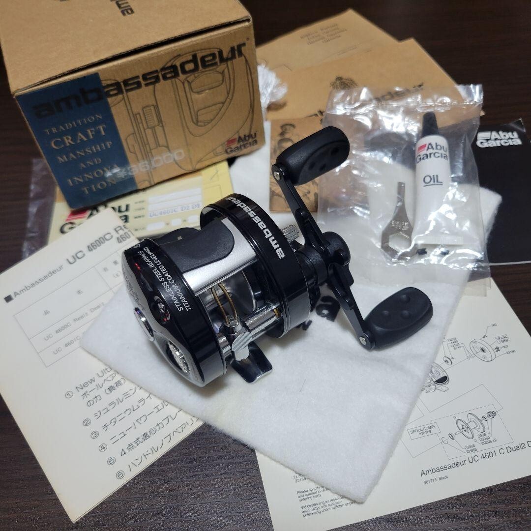 Abu Garcia Ambassadeur UC 4601C Dual2 Deal 2 Black Left Handle | eBay