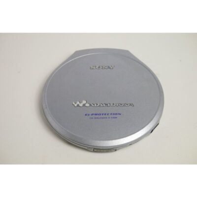 SONY CD Walkman Portable CD Player Silver G-PROTECTION D-E999